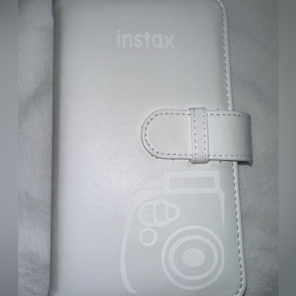 White Instax Polaroid Photo Album